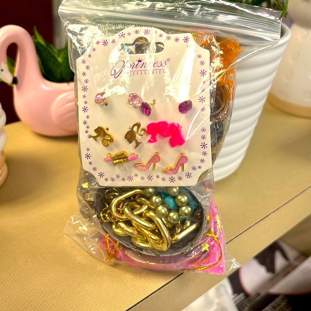 Girls Jewelry. Mystery Bag.